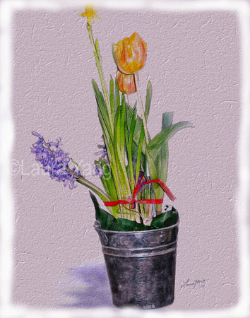 Spring Flowers_ 14"x11" 